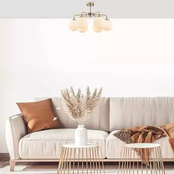 Opviq, Viran- Viran FLG, винтаж, люстра, 56 x 56 x 43 см, металлический корпус