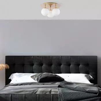 Opviq, Well-Well CHL, золото, люстра, 37 х 44 х 25 см, металлический корпус