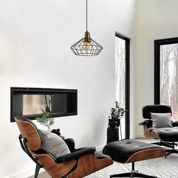 Opviq, Wire-Wire TTM, черный, люстра, 30 х 30 см, корпус металл