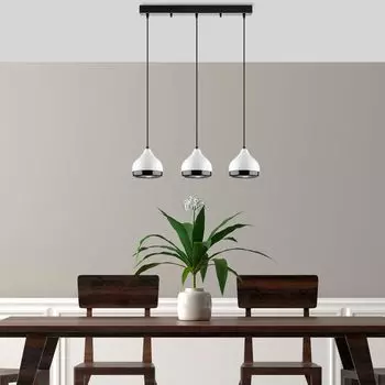 Opviq, Yldo- Yldo OPV, белый, люстра, 60 х 6 х 4 см, металлический корпус