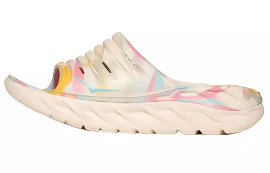 Ora Recovery Slide Свободное движение людей Луна Мраморный Hoka One One