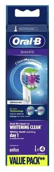 Oral-B 3D Whiteэлектрические зубные щетки, 4 шт.