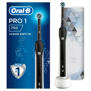 Oral-B Cross Action Black электрическая зубная щетка, 1 упаковка