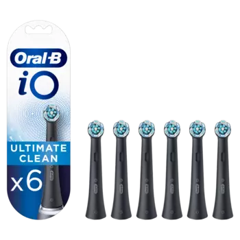 Oral-B IO Clean Black сменные насадки для магнитной зубной щетки, 6 шт./уп.