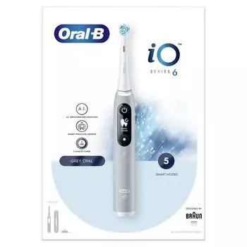 Oral-B iO Grey Series 6 электрическая зубная щетка, 1 шт.