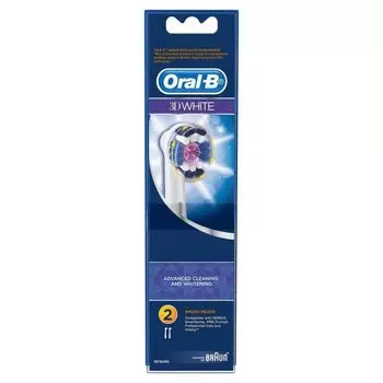 Oral B Электрическая зубная щетка Oral-B 3D White (EB1 8p) Сменный блок 2 'S, White