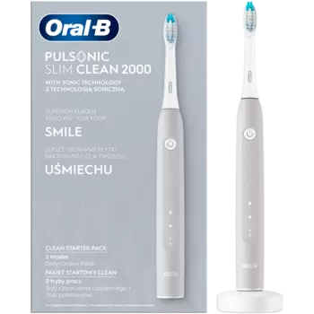 Зубная щетка Oral-B Pulsonic Slim Clean 2000 Grey