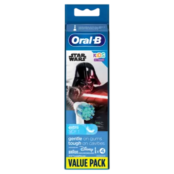 Oral-B Star Wars Kids насадки для электрической зубной щетки, 4 шт/1 упаковка