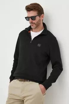 ОРАНЖЕВАЯ толстовка из хлопка 50468926 Boss Orange, черный