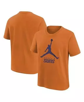 Оранжевая футболка с логотипом Jumpman для мальчиков и девочек Phoenix Suns Essential Jumpman Jordan, оранжевый