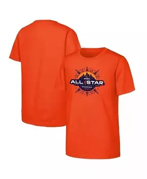 Оранжевая футболка с основным логотипом Матча всех звезд WNBA 2024 для Big Boys and Girls Outerstuff, оранжевый