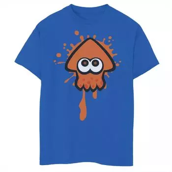Оранжевая футболка с рисунком Nintendo Splatoon Team для мальчиков 8–20 лет Licensed Character