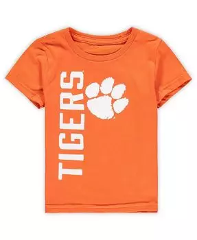 Оранжевая футболка унисекс для малышей Clemson Tigers Big and Bold Outerstuff, оранжевый