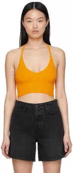 Оранжевая хлопковая майка rag & bone