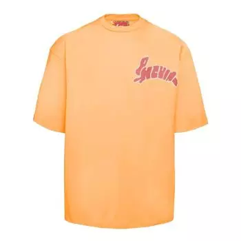 Оранжевая хлопковая мужская футболка Pharmacy Industry