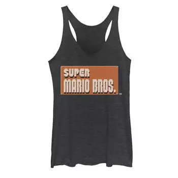 Оранжевая майка с логотипом Nintendo Super Mario для подростков в коробке с графическим рисунком Licensed Character