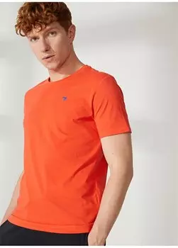 Оранжевая мужская футболка с круглым вырезом FM23S07TGORANGE Fred Mello, оранжевый