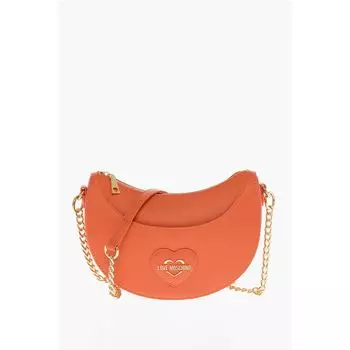 Оранжевая полиэтиленовая сумка через плечо Moschino, Orange