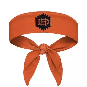 Оранжевая повязка на голову с завязками на спине Houston Dynamo FC