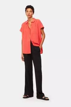 Оранжевая рубашка nicola на пуговицах Whistles, оранжевый