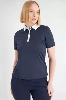 Оранжевая рубашка поло с короткими рукавами Whitney Calvin Klein Golf, синий