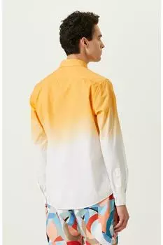 Оранжевая рубашка с длинным рукавом Network, оранжевый