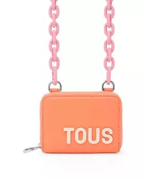 Оранжевая женская подвесная сумочка Carol Tous, оранжевый