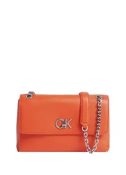 Оранжевая женская сумка на плечо 24X17x7 см K60K611084SA3 Calvin Klein, оранжевый