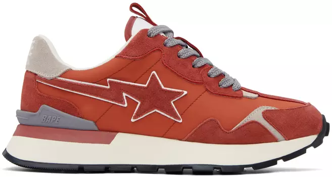 Оранжево-серые кроссовки Road Sta Express BAPE