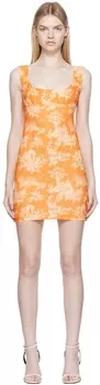 Оранжевое мини-платье Vivi Miaou