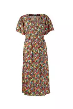 Оранжевое платье Maura для беременных и кормящих женщин Frugi, оранжевый