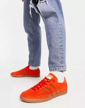 Оранжевые кроссовки adidas Originals Tobacco Gruen