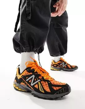 Оранжевые кроссовки New Balance 610