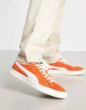 Оранжевые кроссовки Puma x Butter Goods cart VTG