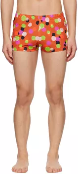 Оранжевые плавки Le Raphia 'Le Short De Bain' Jacquemus