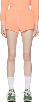 Оранжевые шорты для диско Персиковый/Белый Sporty & Rich