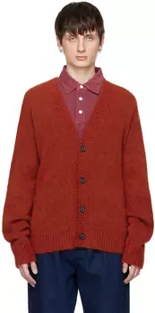 Оранжевый бесшовный кардиган Schnayderman's