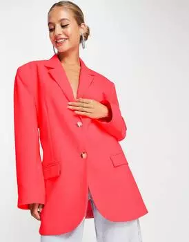 Оранжевый блейзер оверсайз ASOS DESIGN