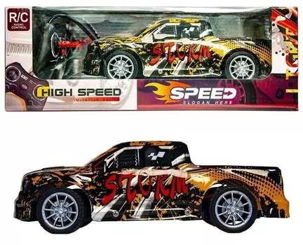 Оранжевый гоночный автомобиль с дистанционным управлением Kathay-Haster