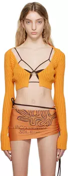 Оранжевый Кардиган Le Papier 'La Maille Pral' Jacquemus