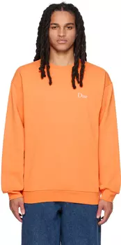 Оранжевый классический свитшот Dime