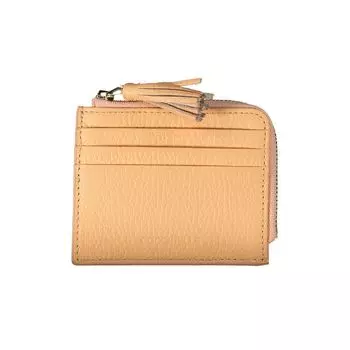 Оранжевый кожаный кошелек Coccinelle