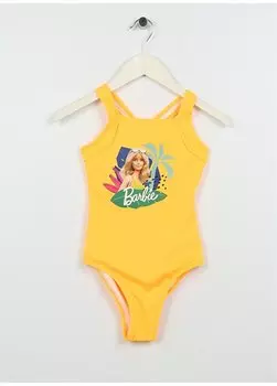 Оранжевый купальник для девочек 23BB-06 Barbie, оранжевый