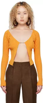 Оранжевый Ле Рафия Ла Майль Праль? Длинный кардиган, светлый Jacquemus