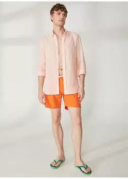 Оранжевый мужской купальник-шорты Ucla