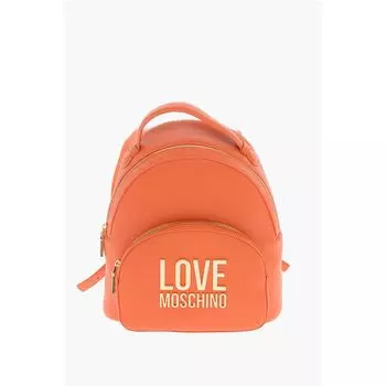 Оранжевый полиэтиленовый рюкзак Moschino, Orange