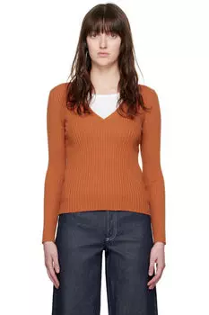 Оранжевый свитер Camille от Katie Holmes Edition A.P.C.