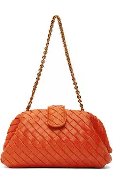 Оранжевый Teen Lauren 1980 с цепным сцеплением Bottega Veneta
