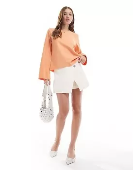 Оранжевый топ с длинными рукавами & Other Stories