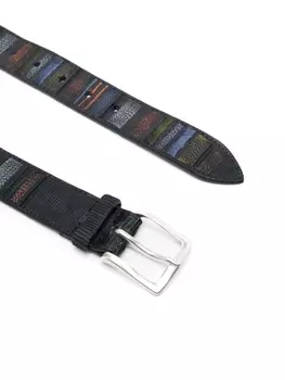 Orciani вышитый пояс, синий